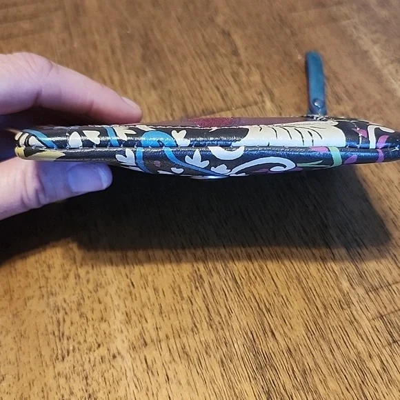 Fossil Multicolor Floral Wallet EUC - Picture 5 of 12